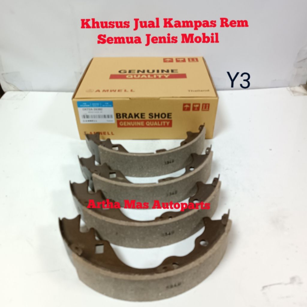 KAMPAS REM BELAKANG KIA PREGIO BRAKE SHOE KIA PREGIO
