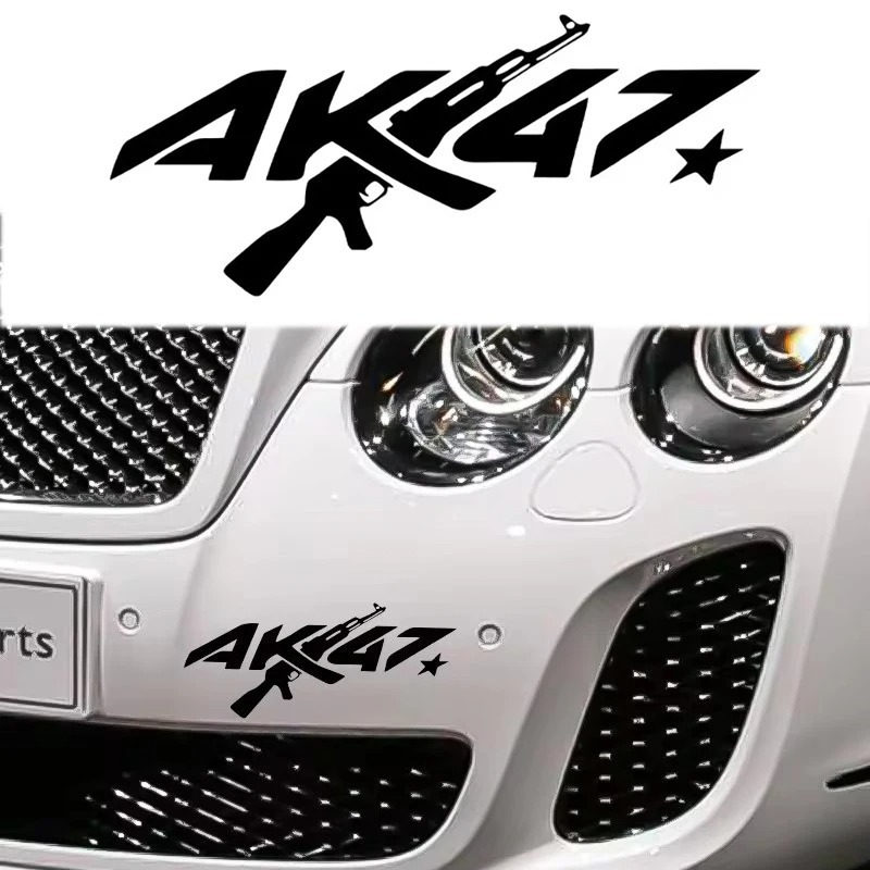 Stiker Kaca Depan dan Belakang Mobil Stiker Jendela Segitiga AK Kepribadian Kreatif Stiker Reflektif