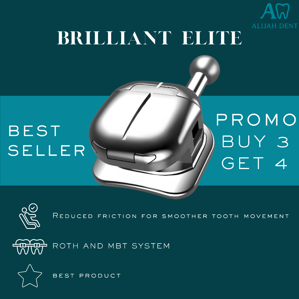 AJ Westlake Elite Self-Ligating Bracket Roth/MBT 0.022" – Paket Lengkap