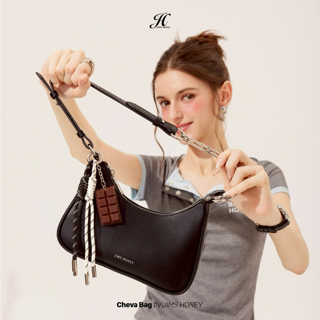 JIMS HONEY CHEVA BAG Tas Selempang dan Hand Bag Wanita Slingbag Cewek Jimshoney Trendy Elegan Kulit