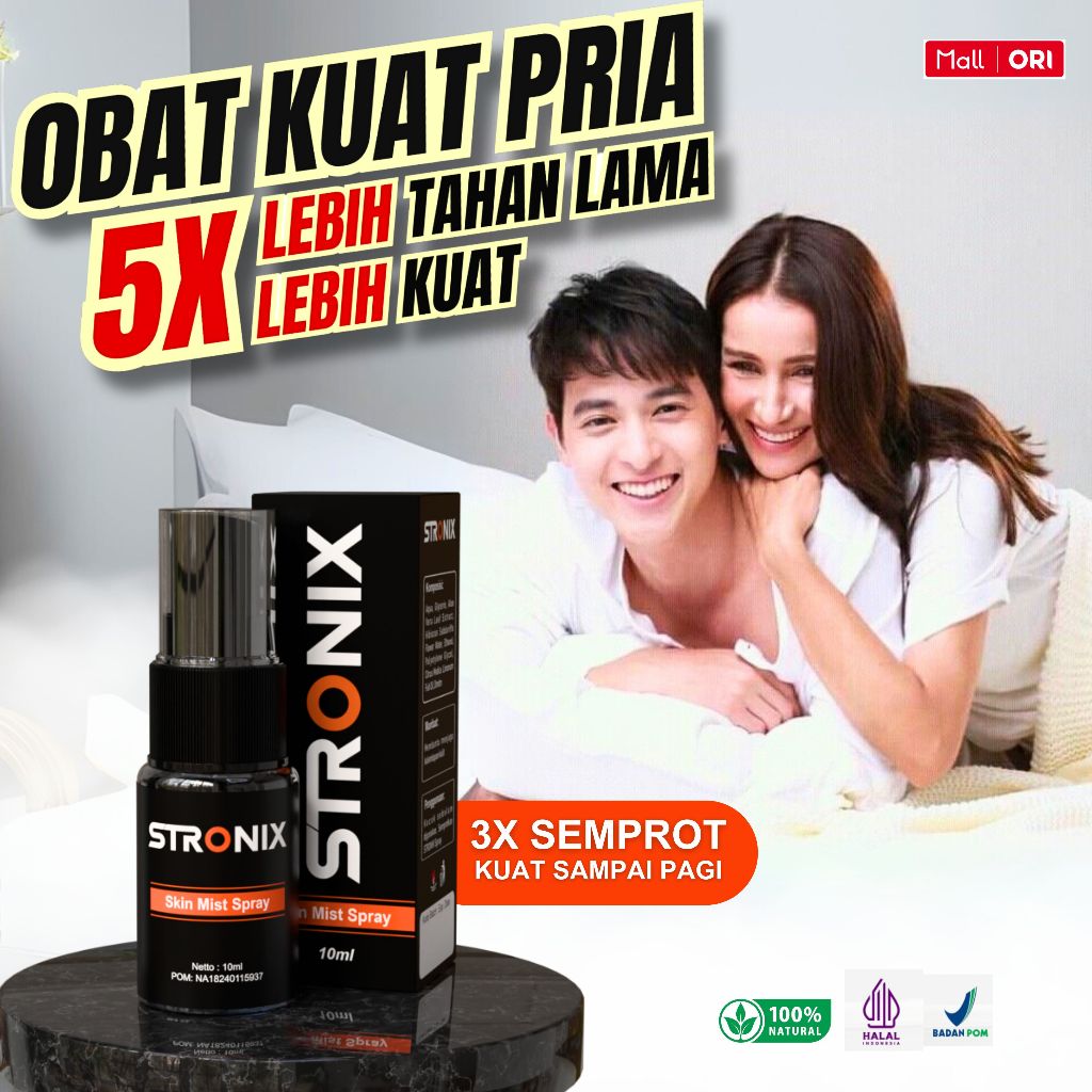 Stronix Obat Kuat Semprot Tahan Lama Herbal BPOM