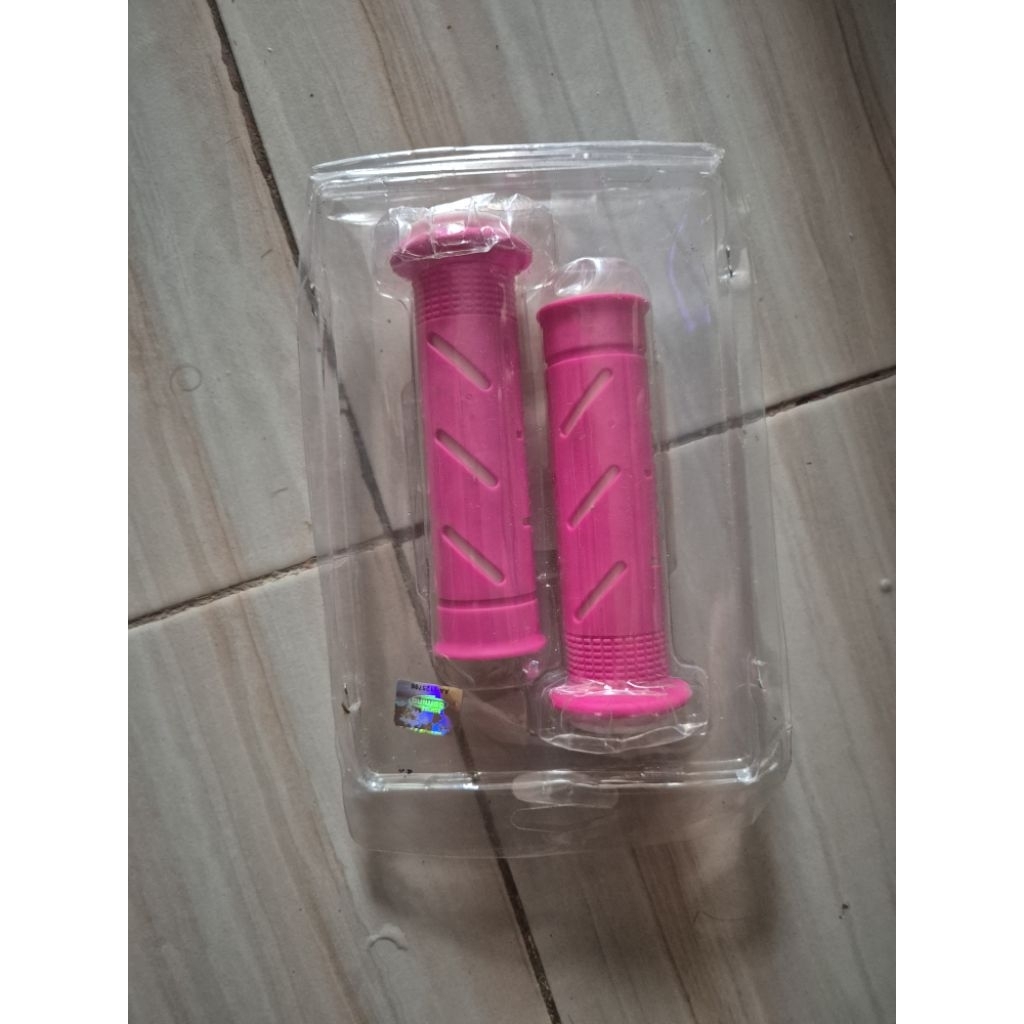 Handgrip domino pink new ori universal