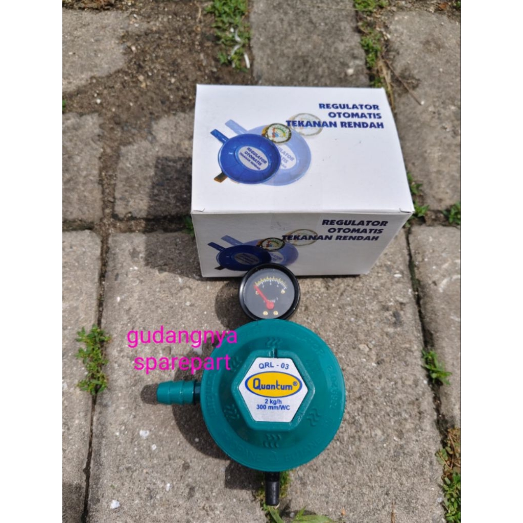 REGULATOR KOMPOR GAS METER_KEPALA REGULATOR KOMPOR QUANTUM SNI