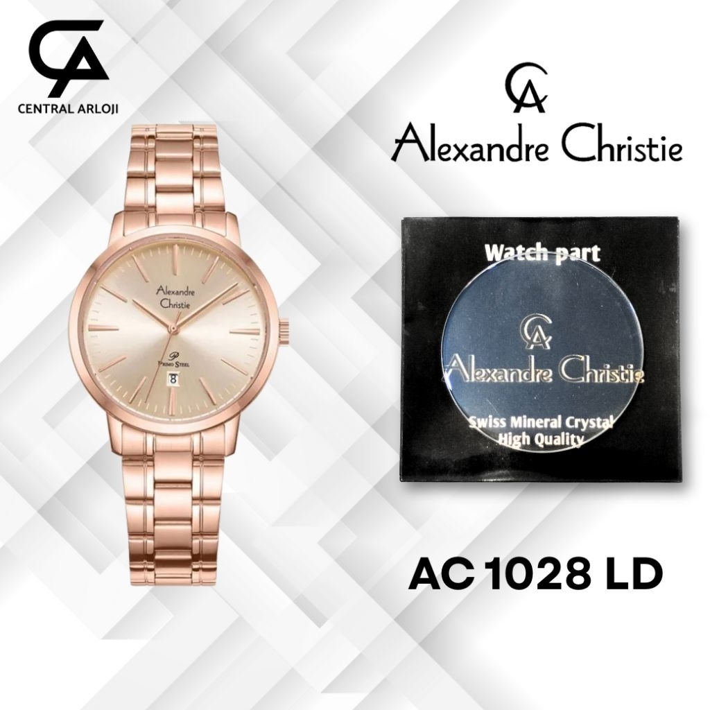 Kaca Jam Tangan Alexandre Christie 1028 LD