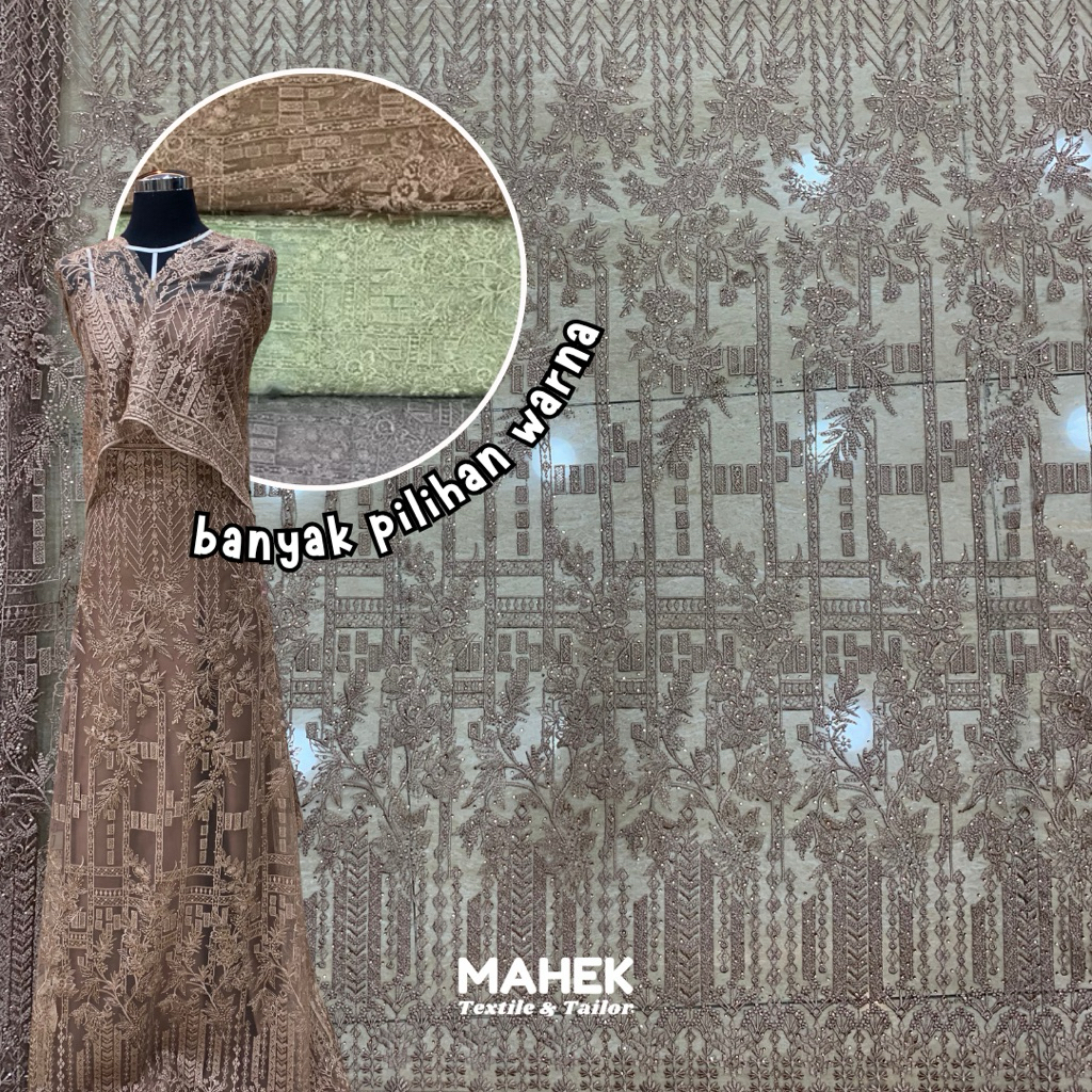 Tille Sapto Stone / Tille Etnik / Tile Bordir / Tile Motif / Tile Manik / Kain Dress / Kain Kebaya /