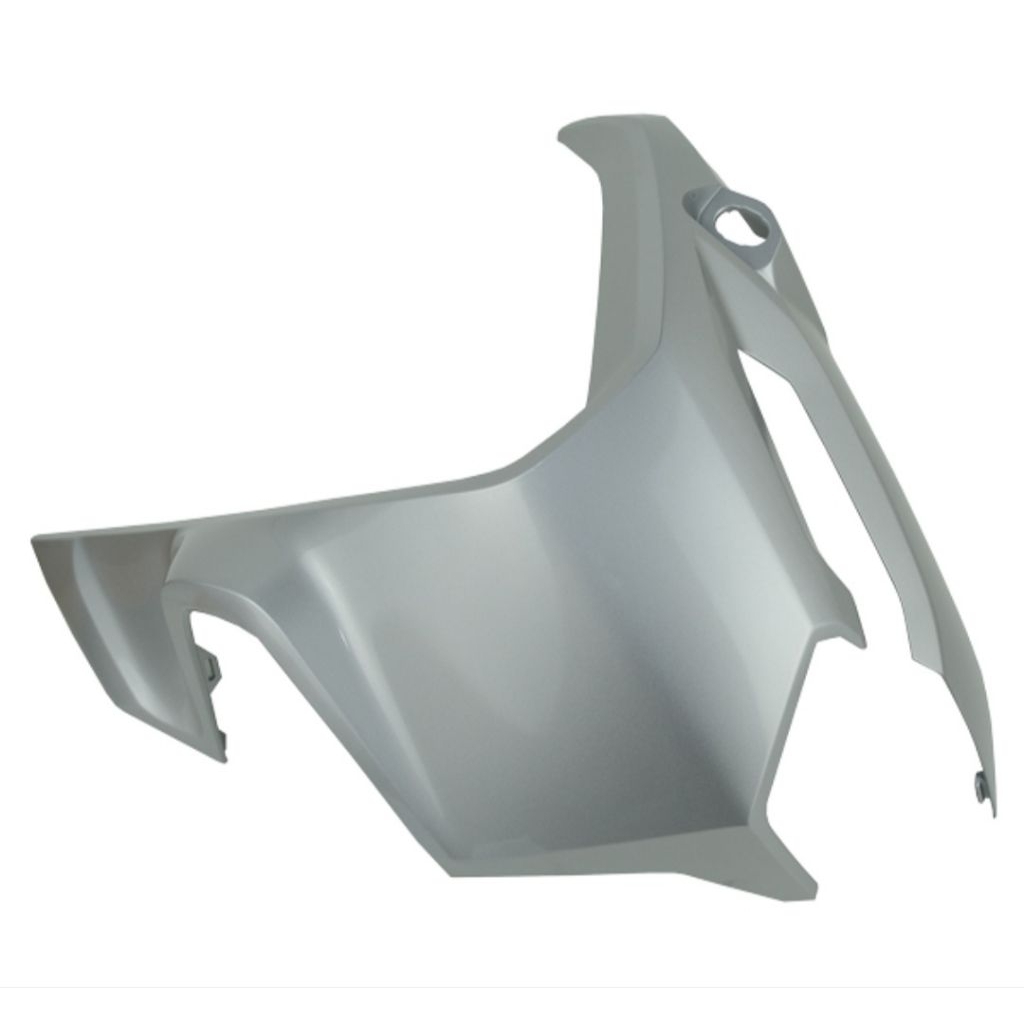 cover body dek sayap lampu depan adv 150 silver ori ahm