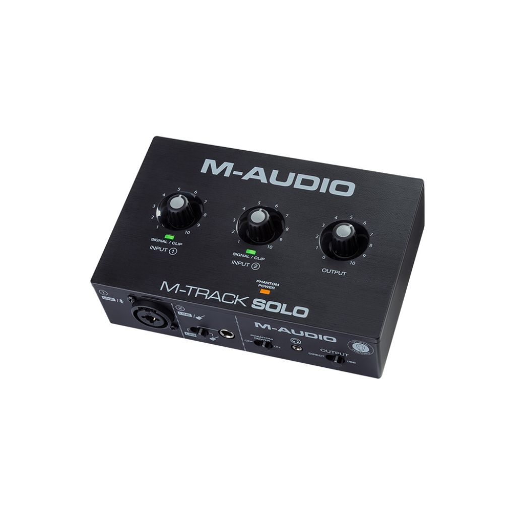 Audio Interface USB M Audio Solo 2 Channel 2 Output Soundcard