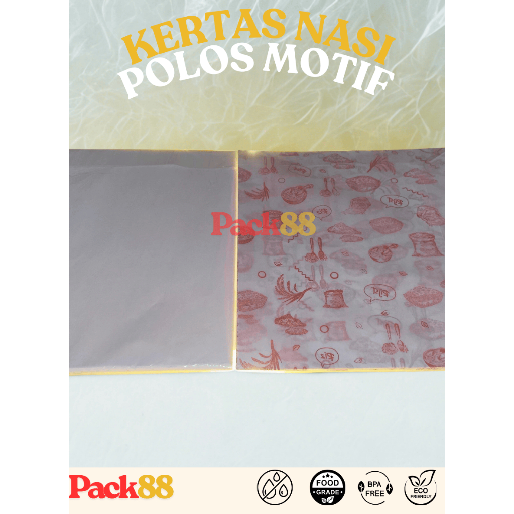 KERTAS NASI KERTAS KFC TEBAL LAMINASI