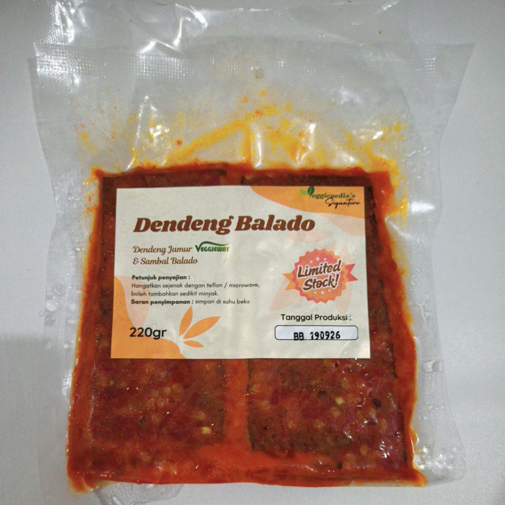 dendeng balado vegetarian vegan
