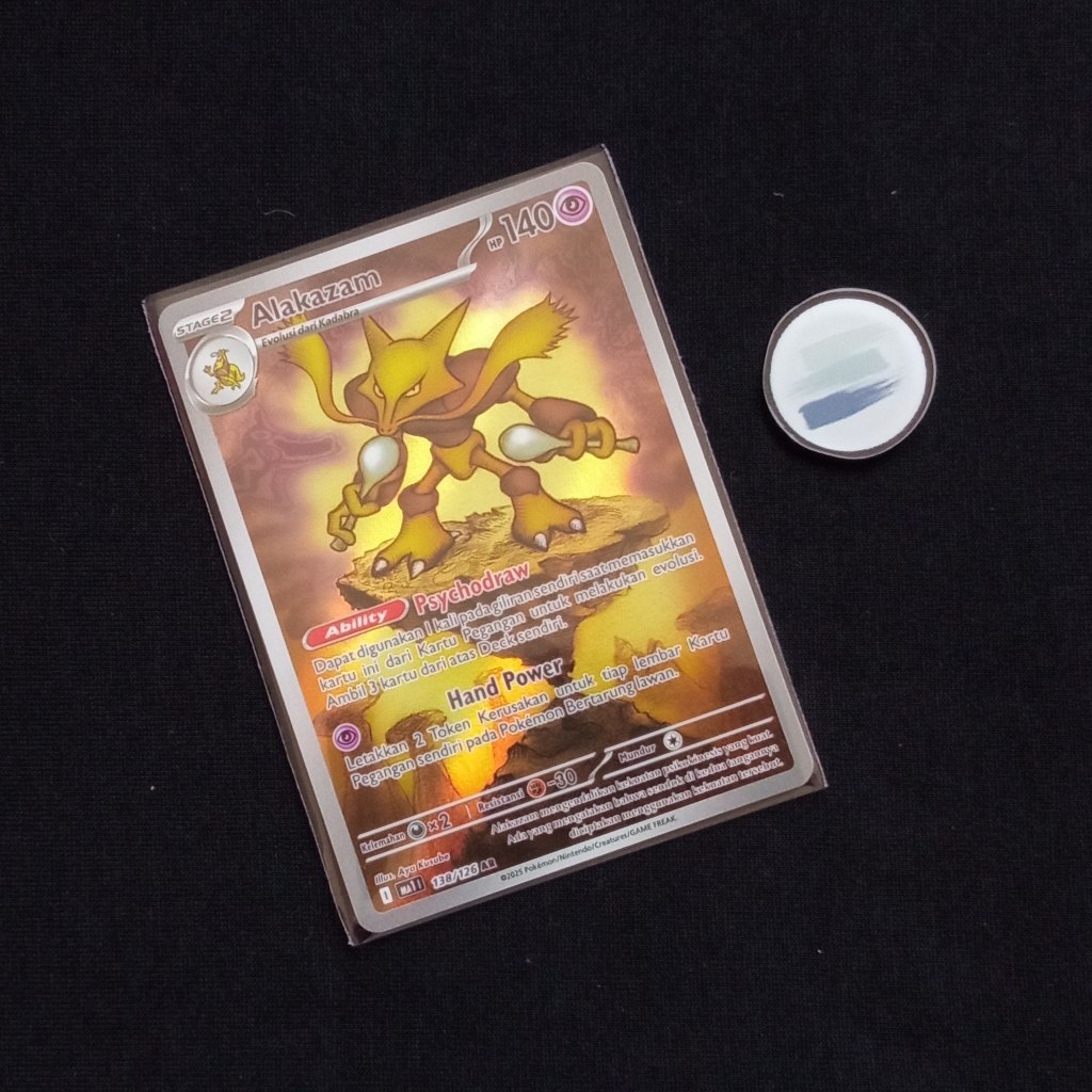 Alakazam AR ma1 Evolusi Mega Pokemon TCG Indonesia