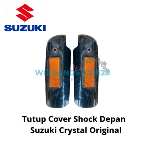 Tutup Cover Shock Depan  Suzuki Crystal Original
