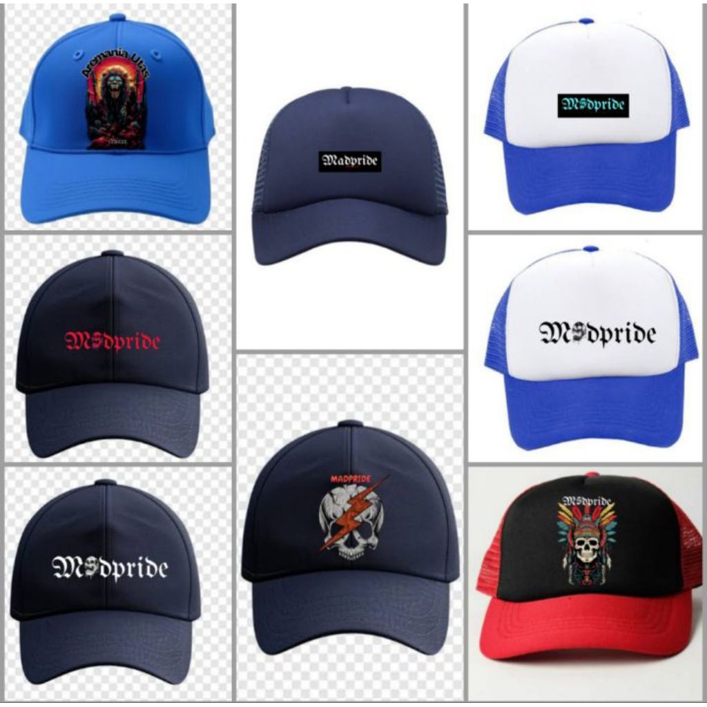 Topi Distro Pria Madpride 100% Original