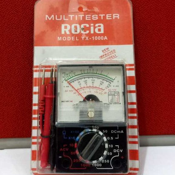 Multitester Kecil Visero YX 1000A / YX 1000A ROCIA / Analog/Avo Meter/Avometer Analog Kecil