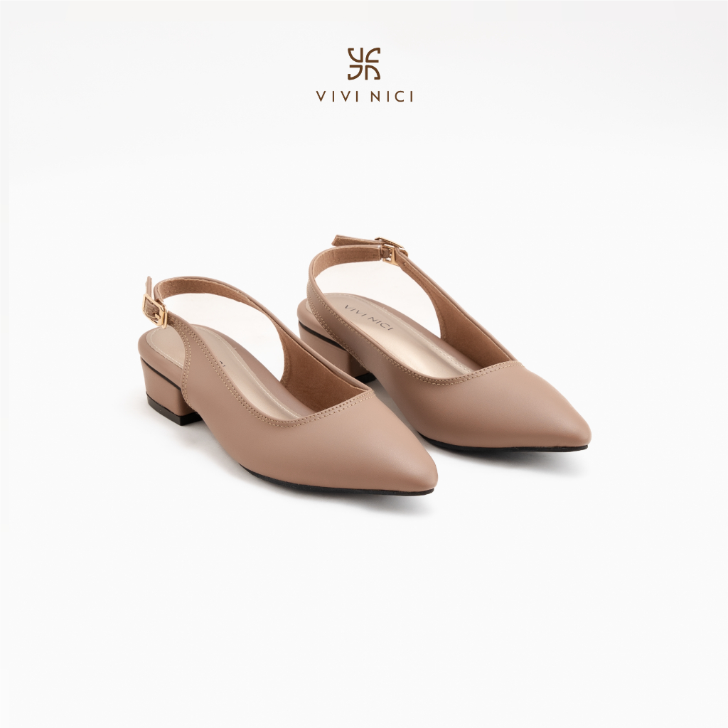 VIVI NICI - Celyne Sepatu Sandal Mules Wanita Hak 3 Cm