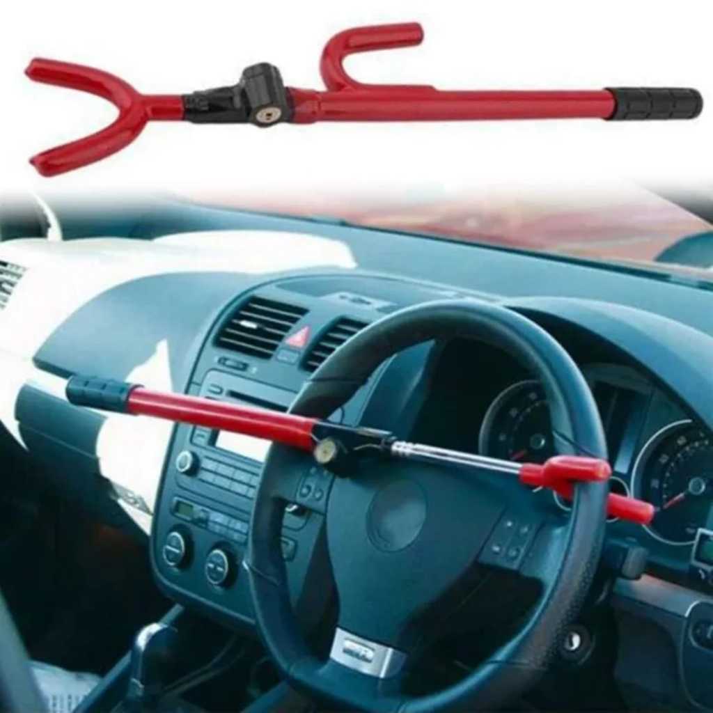 [ U STEERING WHEEL LOCK ] KUNCI STIR MOBIL MODEL U CAGAK KUNCI PENGAMAN MOBIL GEMBOK MOBIL ANTI MALI