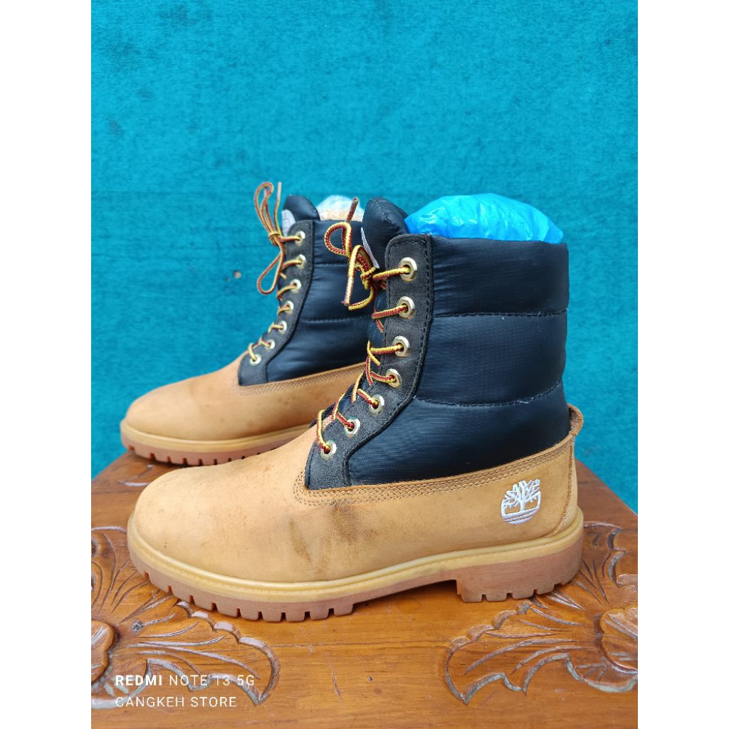 Timber-land X TNF Nuptse 700 size 42,5 insole 26,5 up 27 cm sepatu hiking, sepatu trekking, sepatu o