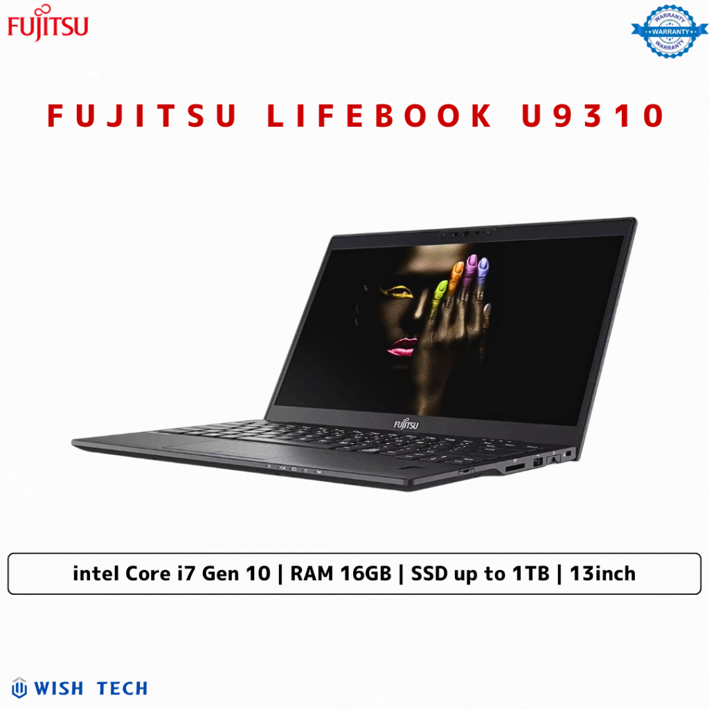 TERLARIS Laptop Fujitsu Lifebook U939 U9310 / Layar Display 13inch Full HD Touchscreen / Processor I