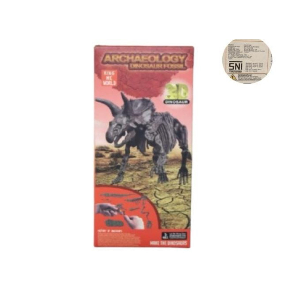 Mainan Anak 3+ Archaeology Dinosaur Fossil 3D Puzzle Dinosaur / Fosil Dinosaurus