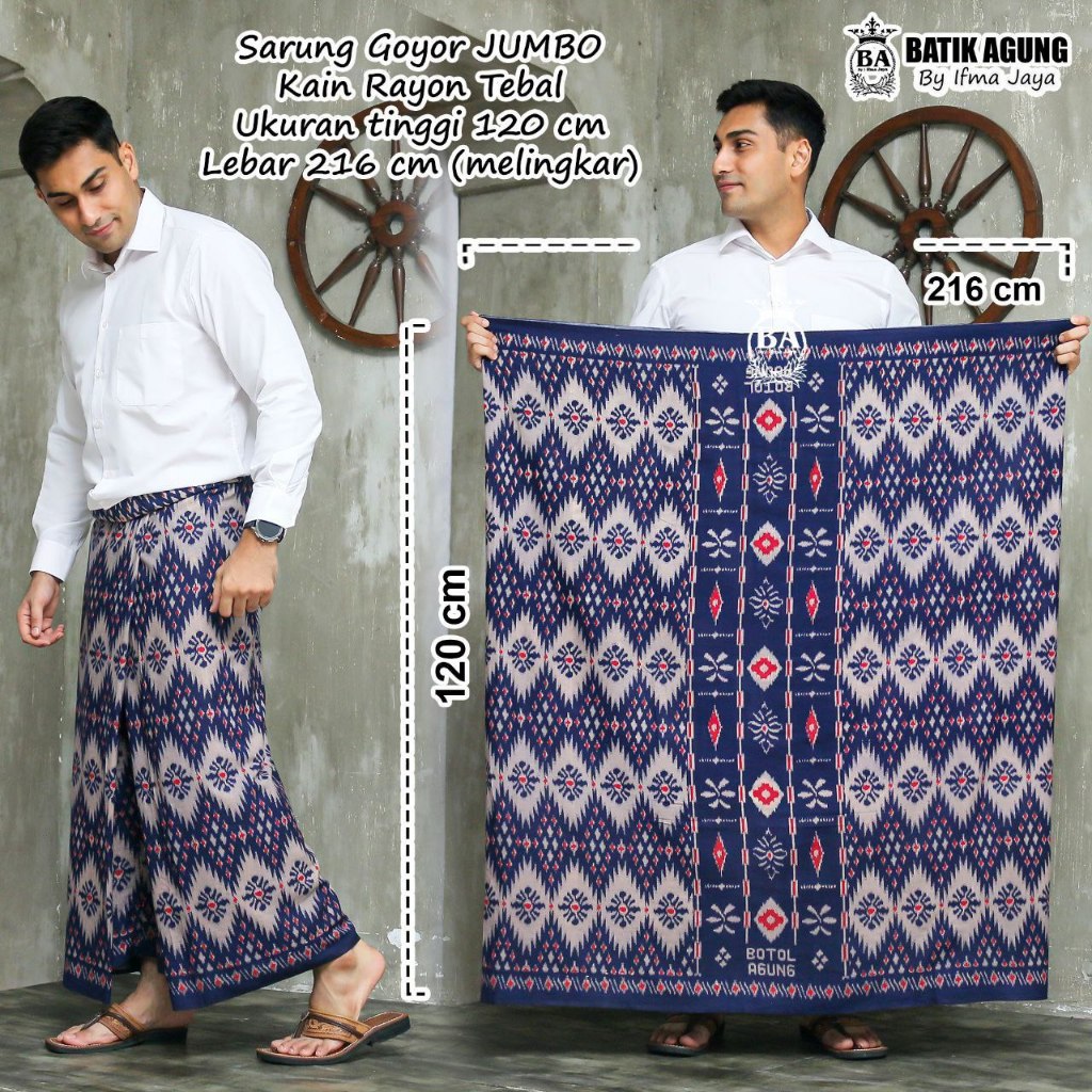Sarung Goyor botol premium Sarung goyor botol / Sarung Goyor Asli / Sarung Goyor Pria Jumbo Rayon