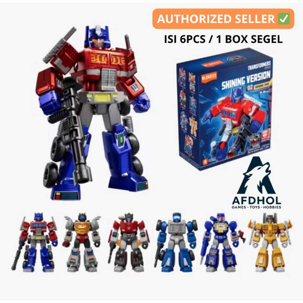 BLOKEES TRANSFORMERS SHINING VERSION 02 SHINING 1985 SHINING ROLL OUT SV 02 BLIND BOX FIGURE TRANSFO
