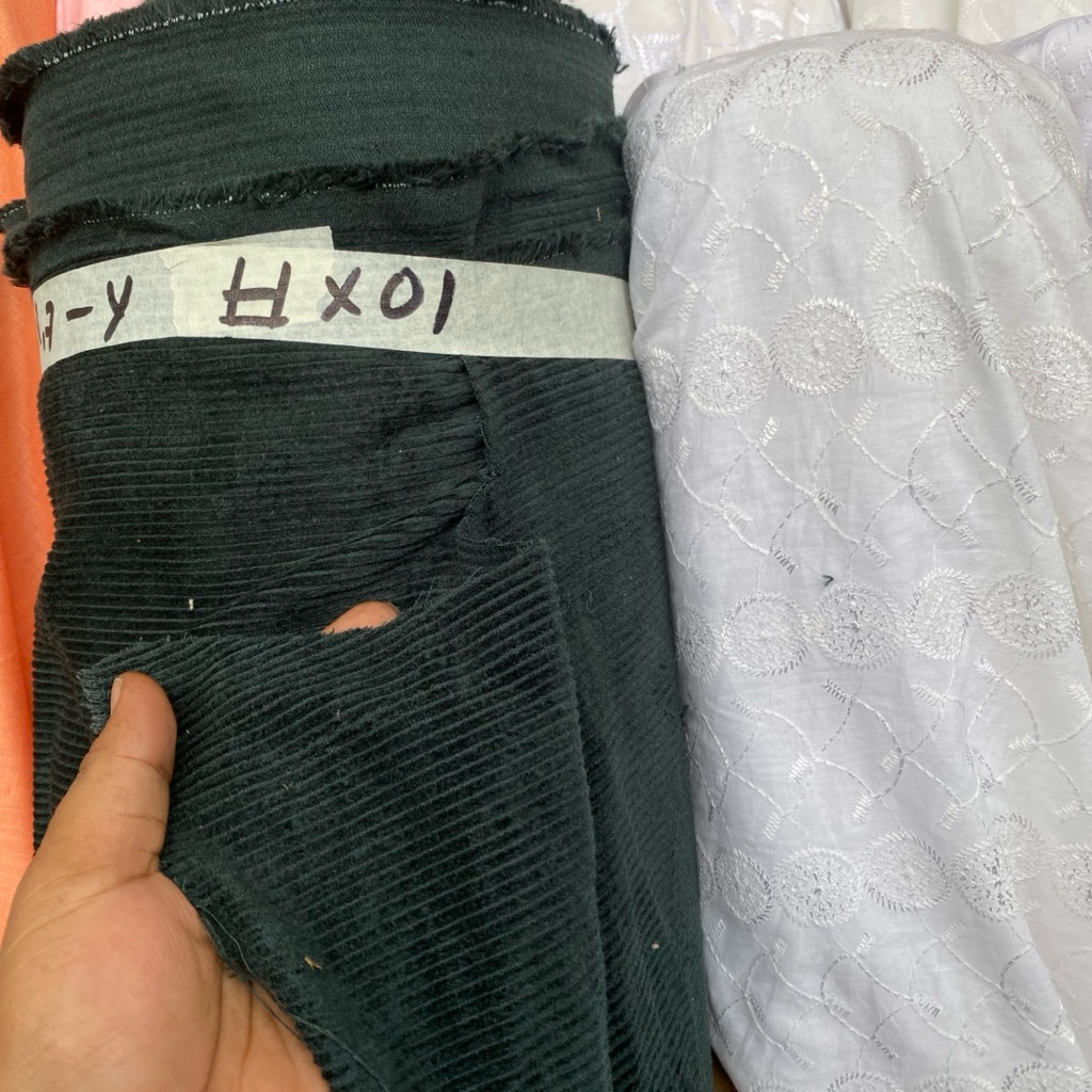 corduroy kain katun corduroy tebal kain meteran harga per 0.5 meter