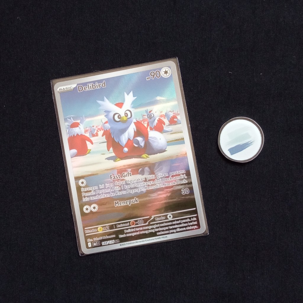 Delibird AR ma1 Evolusi Mega Pokemon TCG Indonesia