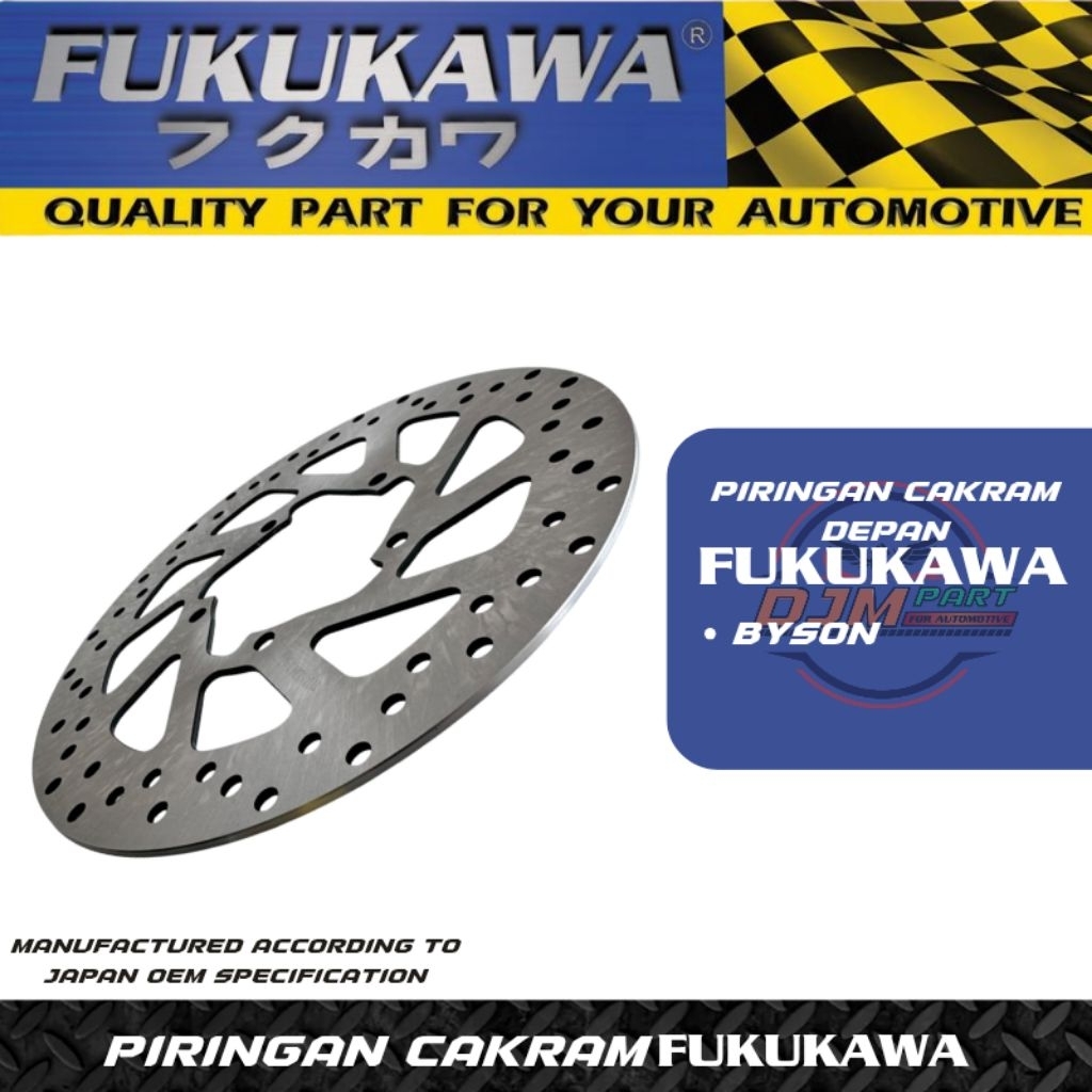 Piringan Cakram Depan Byson Byson Fi 3.5mm Original Fukukawa