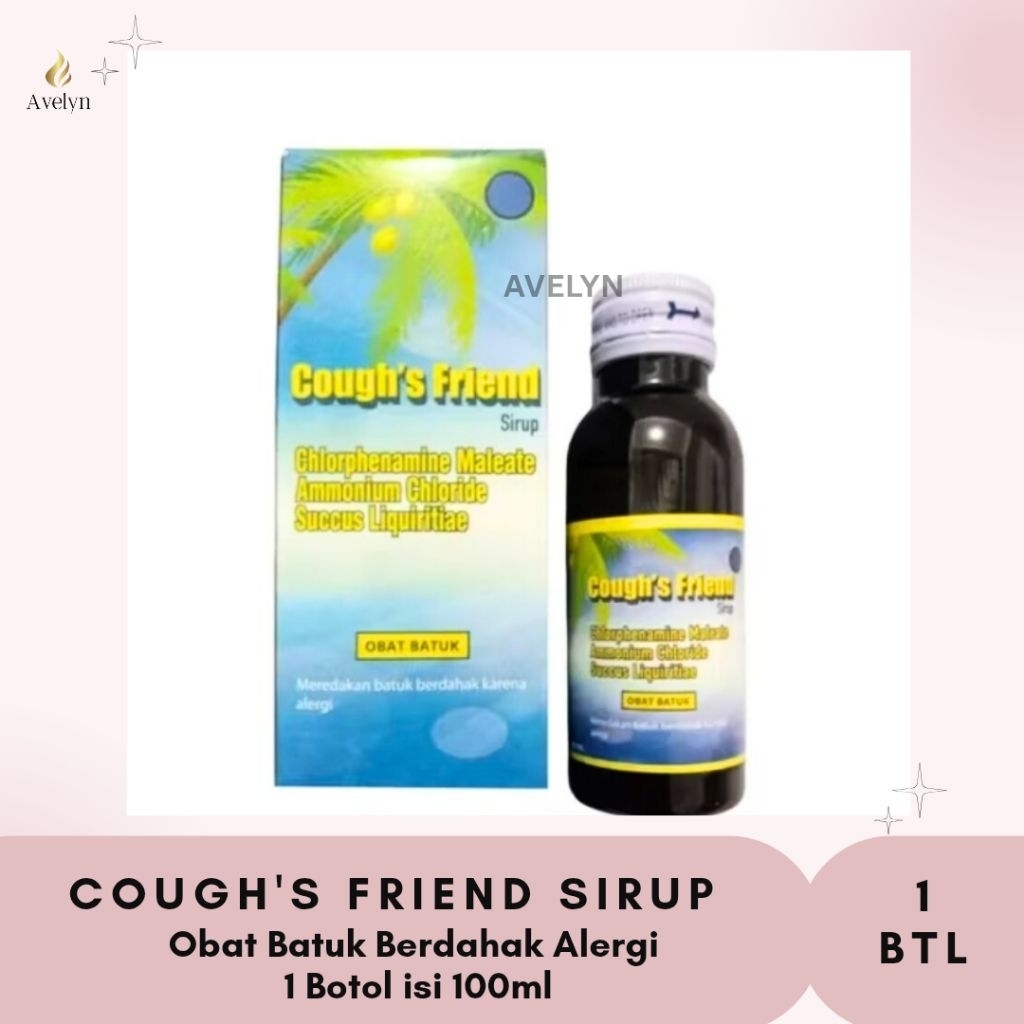 Cough's Friend Syrup 100ml - Cough Friend Obat Batuk Pohon Kelapa