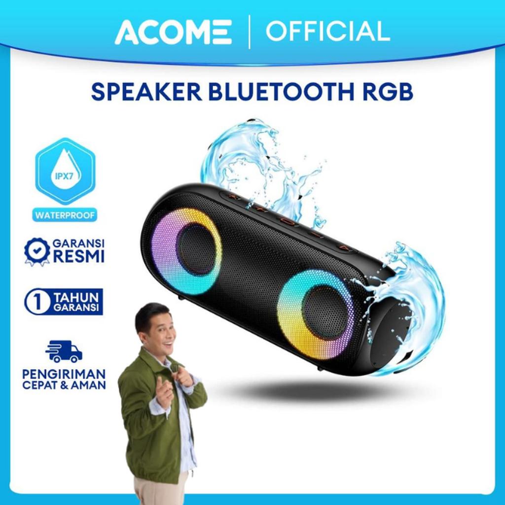 ACOME Super Bass Speaker Bluetooth 5.0 20W IPX7