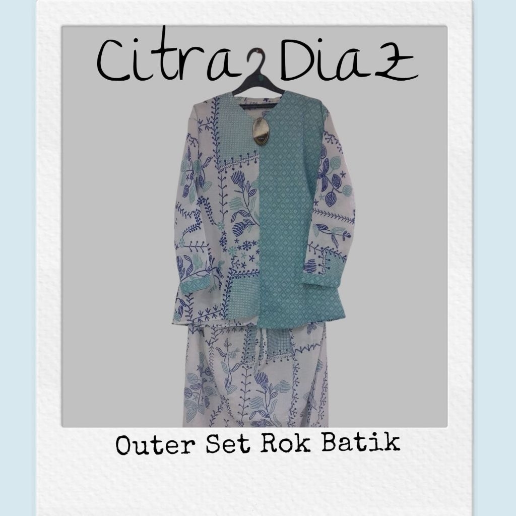 Outer Batik Satu Set Celana Atau Rok