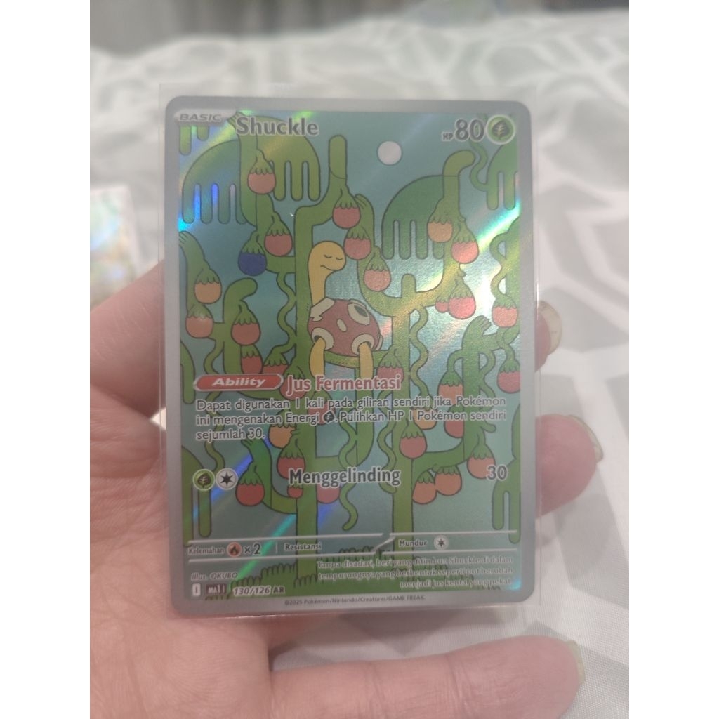 shuckle AR ma1 130/126 tcg pokemon indo