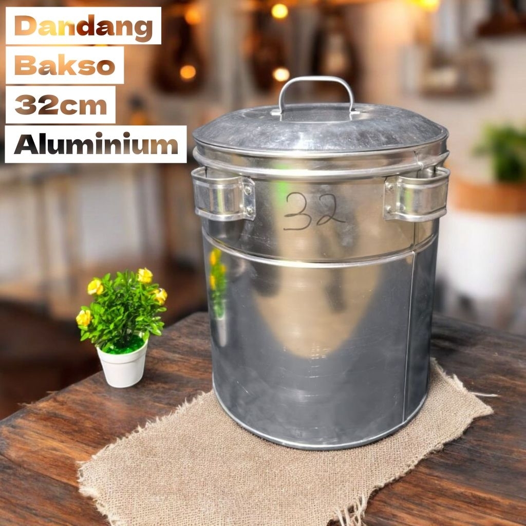 Dandang Bakso 32 cm Alumunium Tebal