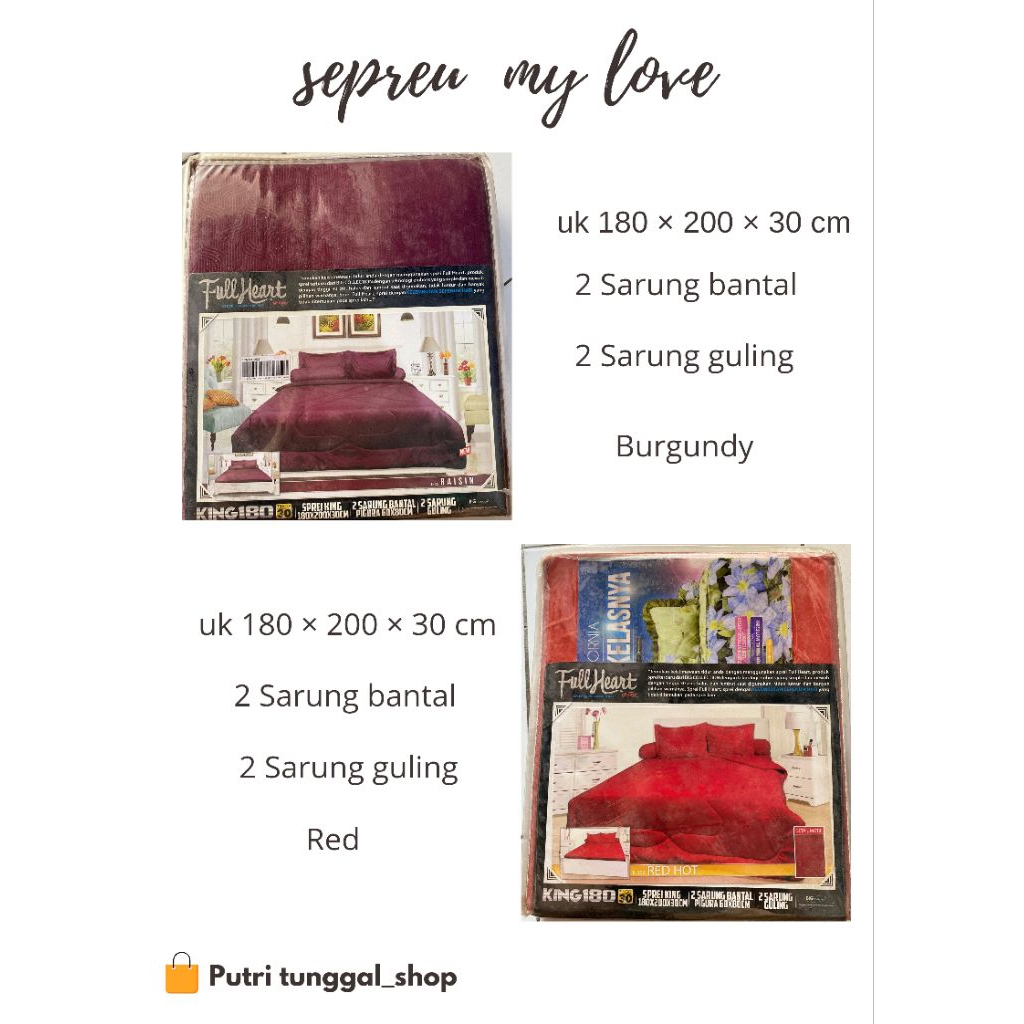 SEPREI My love Full heart 180×200