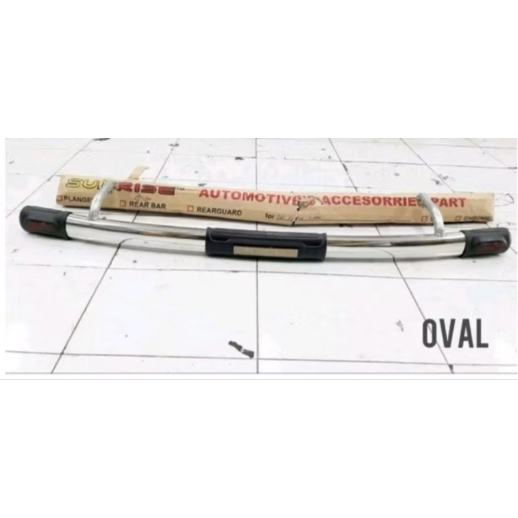 bemper belakang  stainless rearbar mobil avanza.xenia. calya sigra.ertiga.xl 7 .atoz.picanto..mobili