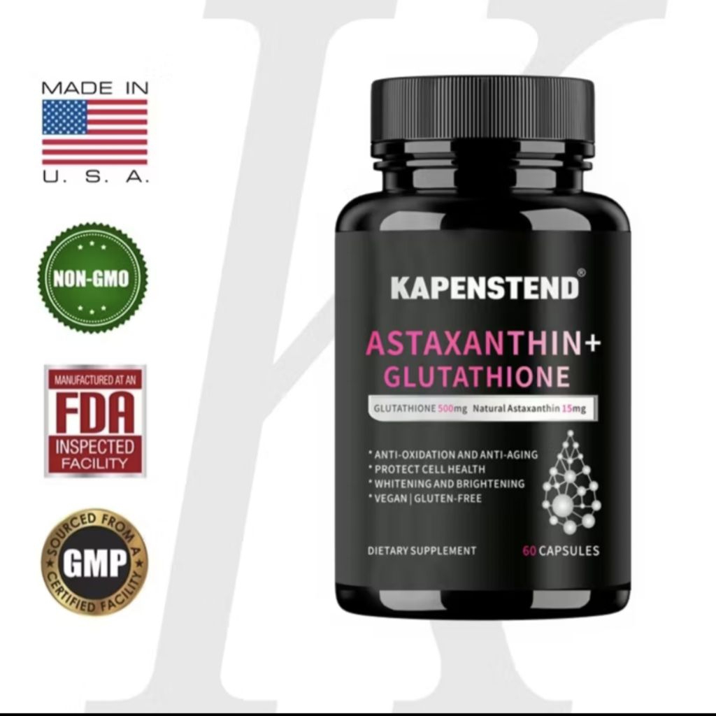 Kapenstend Astaxanthin Glutathione ,Astaxanthin Laut,Anti - Penuaan,Melindungi Kesehatan