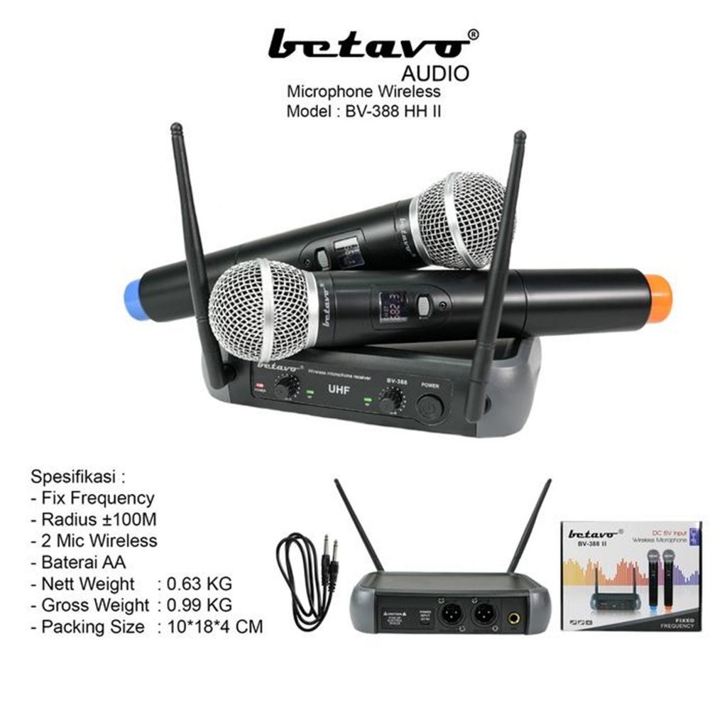 Microphone Wireless Betavo BV-388 II Mikrofon Handle