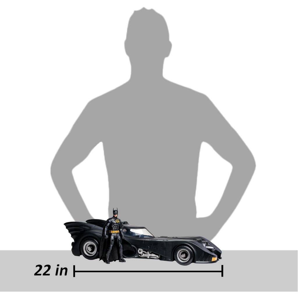 Mcfarlane Toys - Dc Multiverse Batman & Batmobile Gold Label 2Pk (1989),