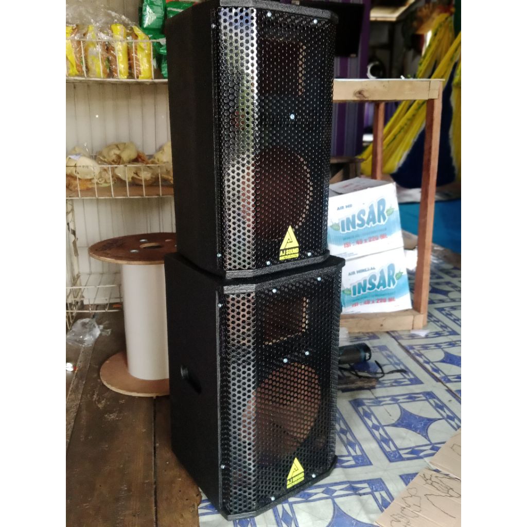 box speaker 8inch+tweeter . salon 8 inch single