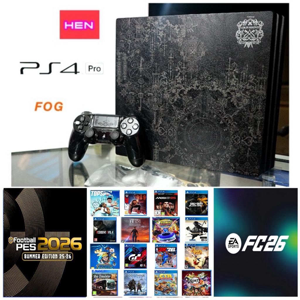 PS4 Pro 1tb Kingdom Hearts Edition CFW Hen