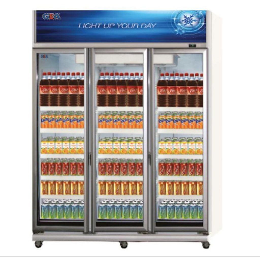 SHOWCASE GEA 3 PINTU EXPO-1300AH/CN GARANSI RESMI 5 TAHUN