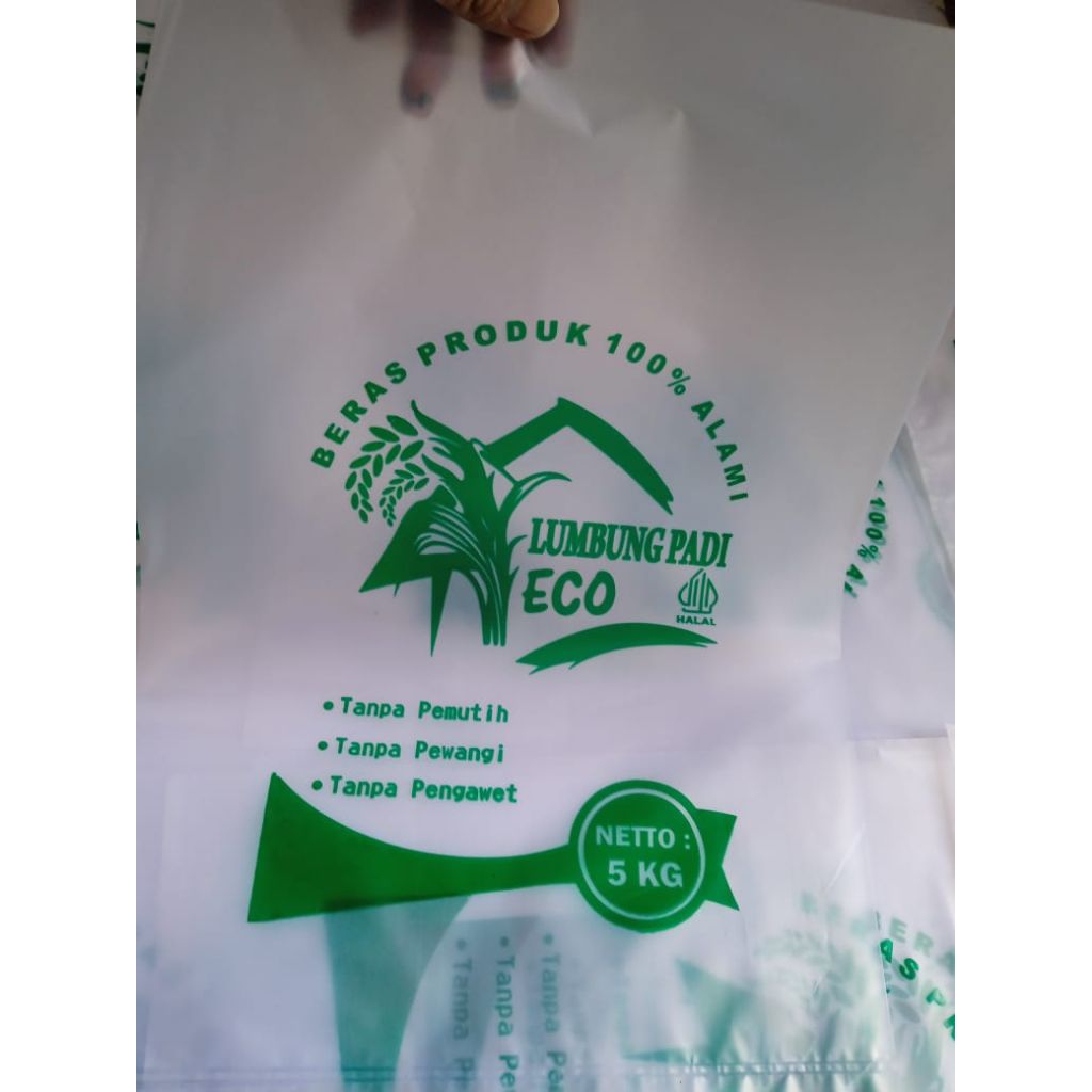 plastik 5kg lumbung padi isi 100 pcs