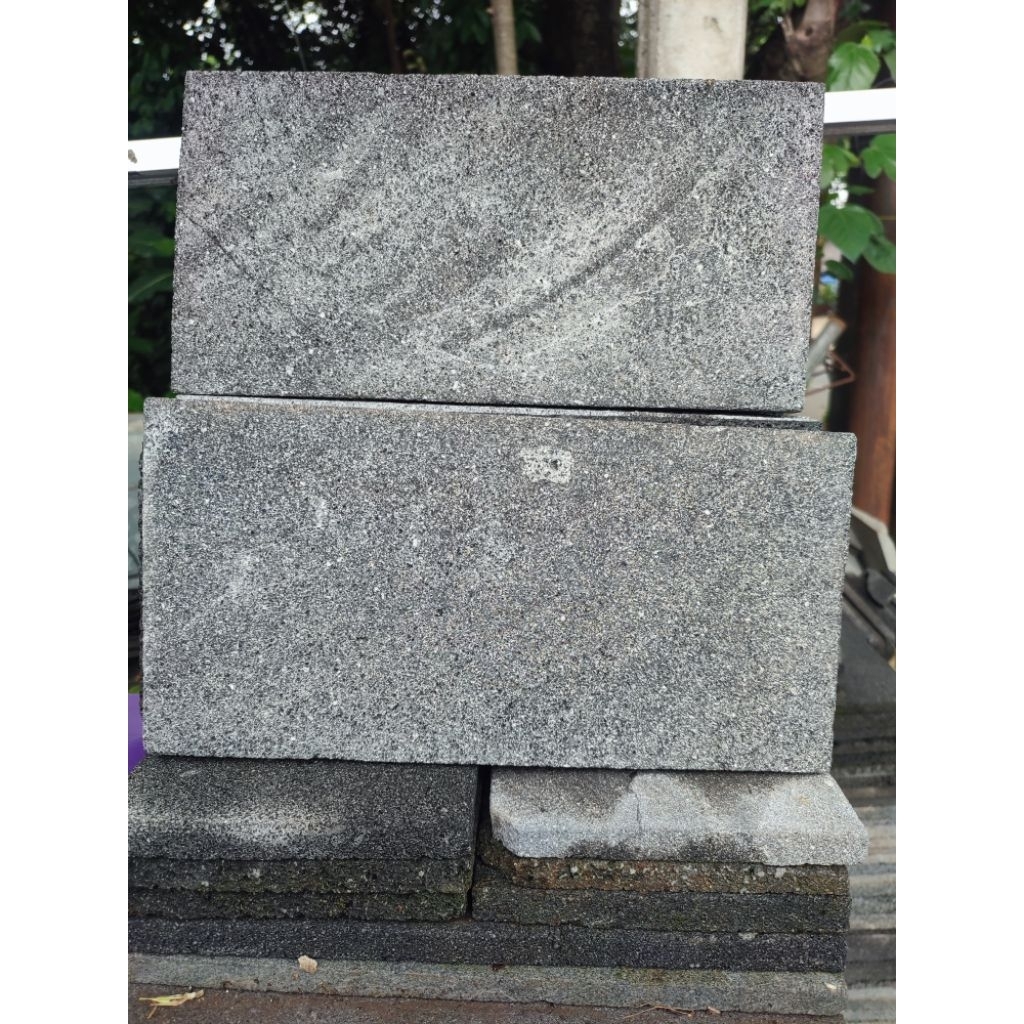 Batu alam Candi hitam dinding dan lantai (Lava Stone)