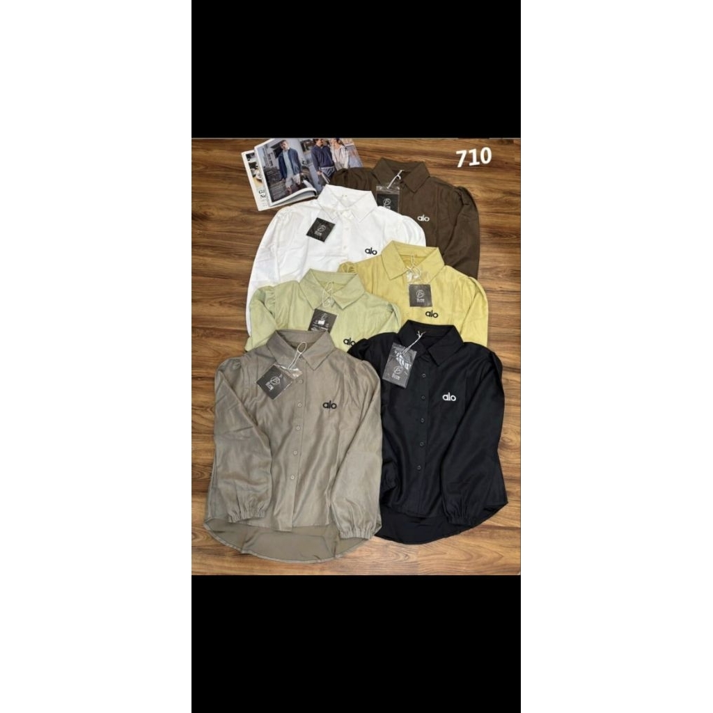 kemeja KATUN RAYON polos wanita / ATASAN kemeja polos wanita/ Kemeja Polos kerja / Kemeja Polos Wani