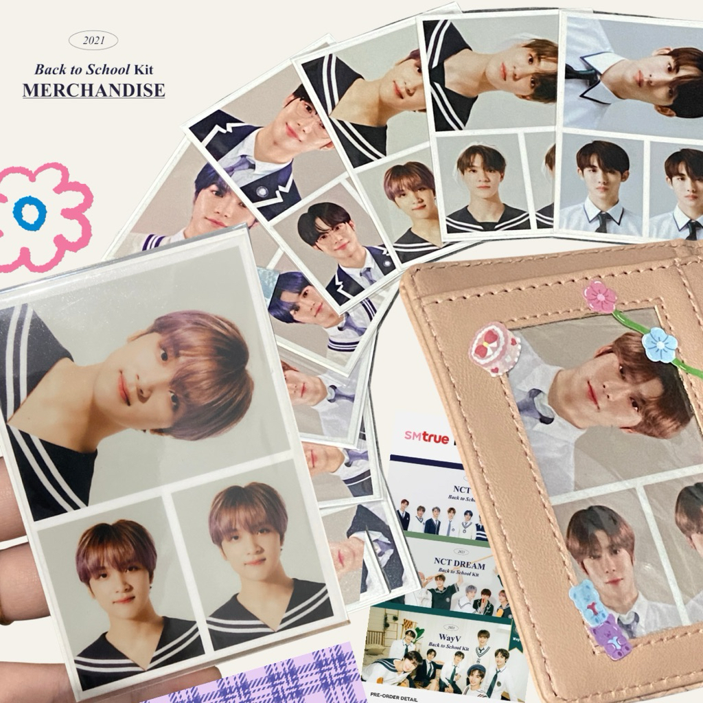 [OFFICIAL MERCH] NCT back to school B2S kit 2021 filmset – Jaehyun Taeyong Mark Doyoung Jungwoo Jaem