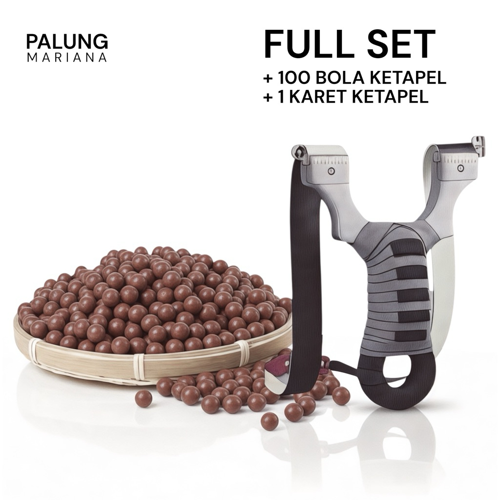 ketapel piaoyu bludru full set / ketapel bahan metal stainless steel mainan profesional