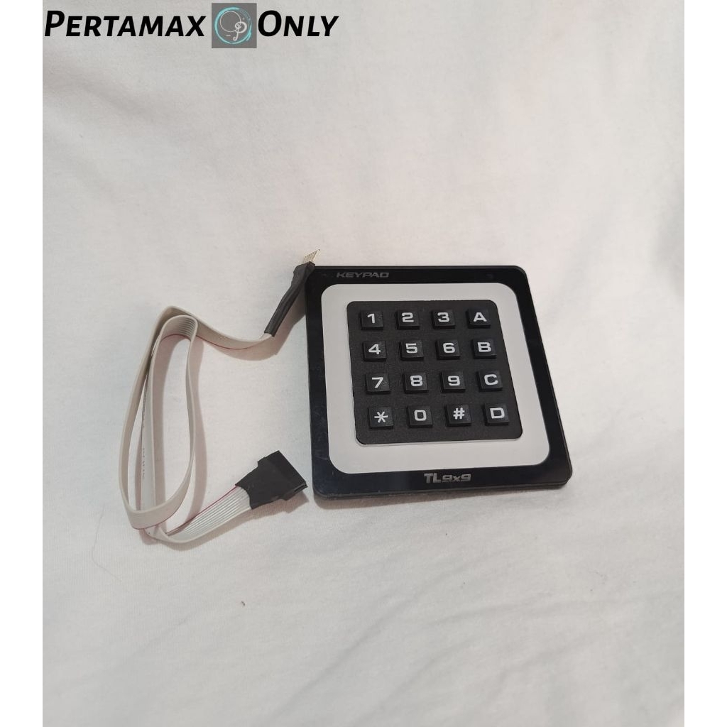 Keypad Timbul 4×4 Akrilik plus Kabel Pom mini digital/Keypad Timbul Akrilik Pom Mini /Tombol Keypad 