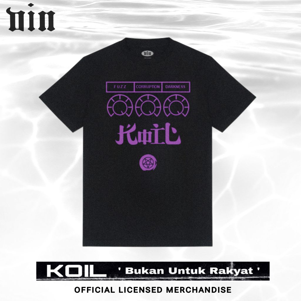 KOIL BAND T shirt Kaos band music Metal Rock Hardcore Grindcore Deathmetal Punk Rock koil official L