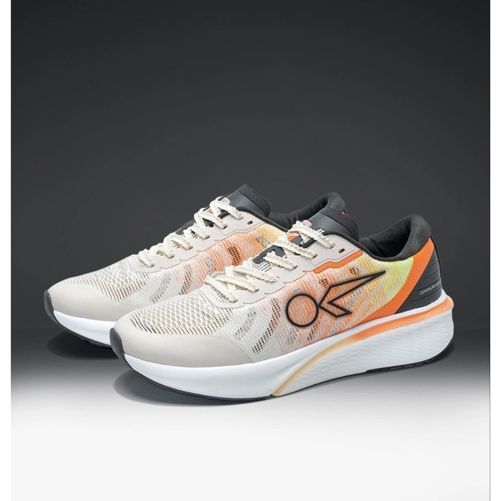 KANKY STORY HAGESHI BEIGE ORANGE | RUNNING SHOES UNTUK PRIA WANITA