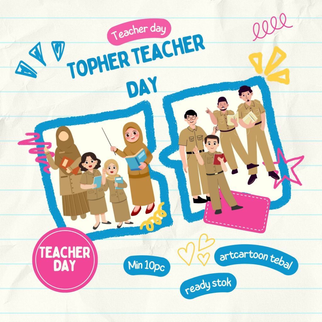 KATATARI-TOPHER TEACHER DAY TOPPER TEACHER DAY TOPPER SELAMAT HARI GURU