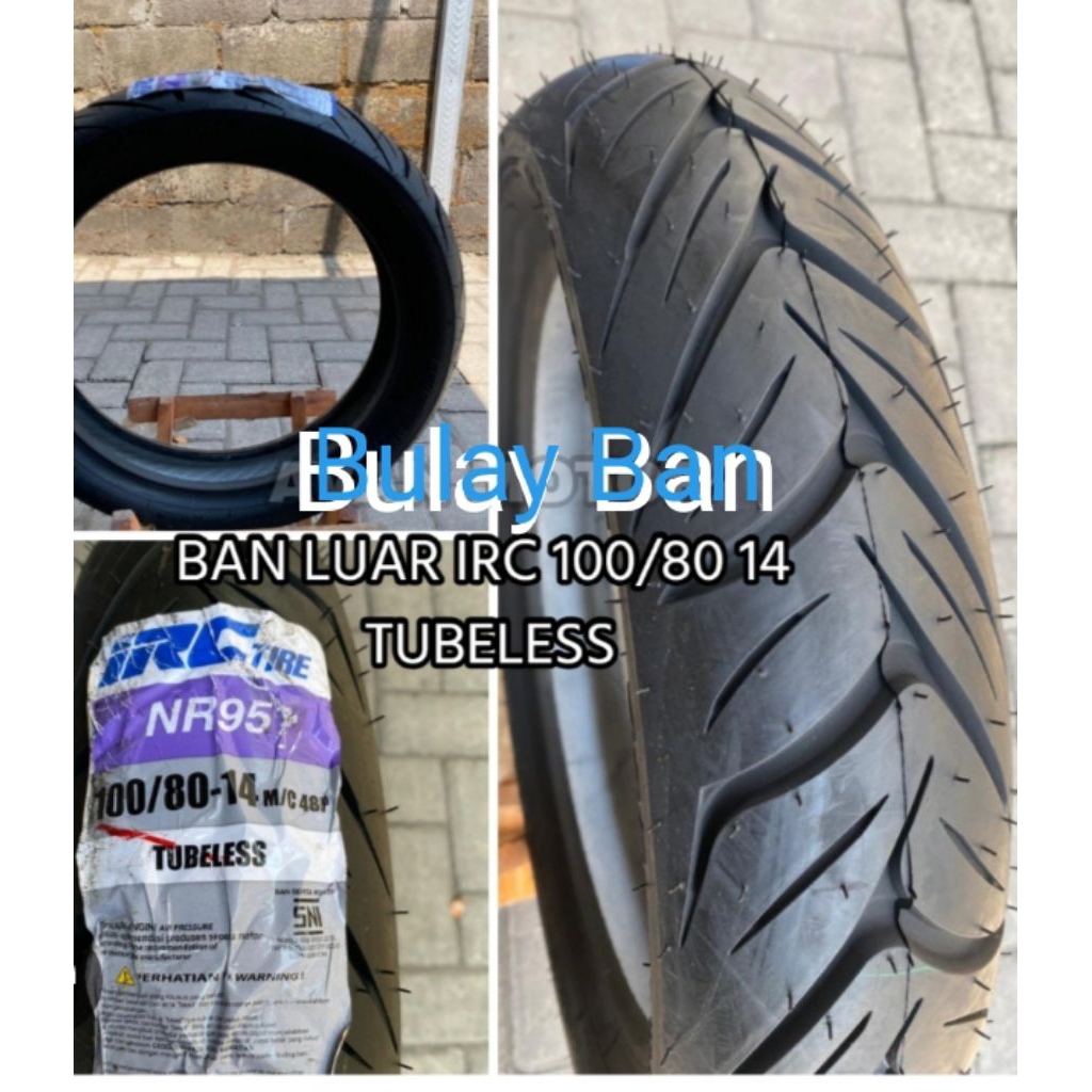 Ban suntik tubeles IRC REBORN ukuran 100/80-14